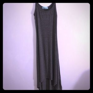Gray tank hi-low dress sz:S